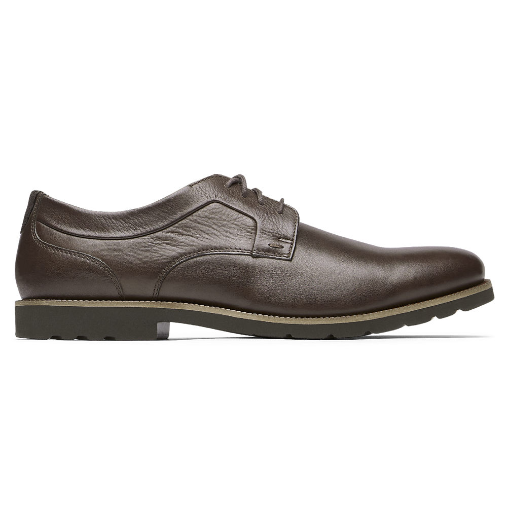 Rockport Oxfords For Mens Dark Brown - Sharp & Ready 2 Plain Toe - FR5694021